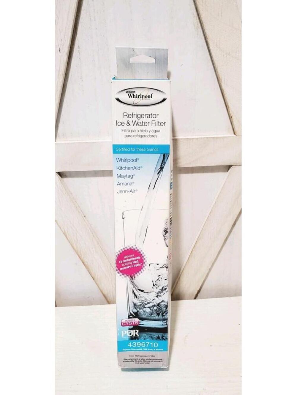 Whirlpool PUR 4396710 Refrigerator Ice and Water Filter Replacement